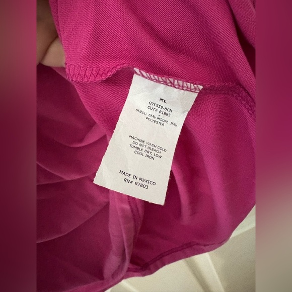 Green Envelope NWT pink sleeveless camo tank halter size XL shirt - Picture 5 of 9